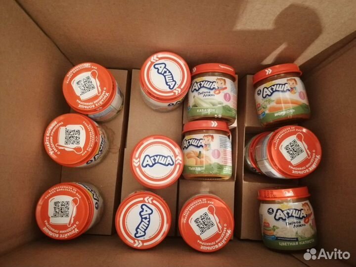 Детское питание пюре овощное Мясное Фруктовое каши