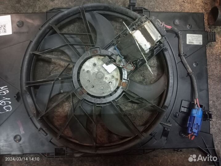 Вентилятор радиатора w169 w245