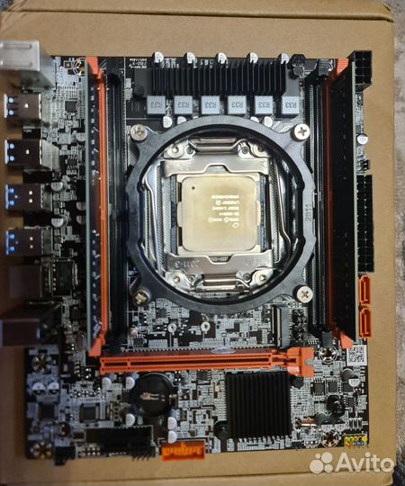 Материнская плата Х99 с процессором 80 v4. Ddr4