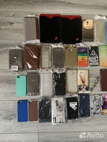 Лот 52 шт. чехлы для телефонов и защитные стекла