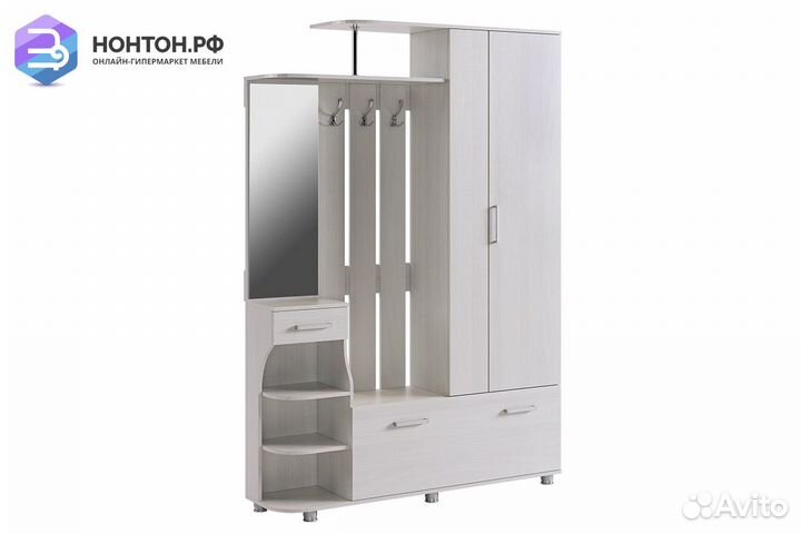 Прихожая Барселона-2 белый рамух