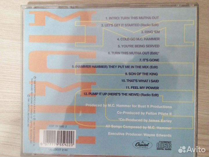 MC Hammer CD Lets get it started 1991 UK