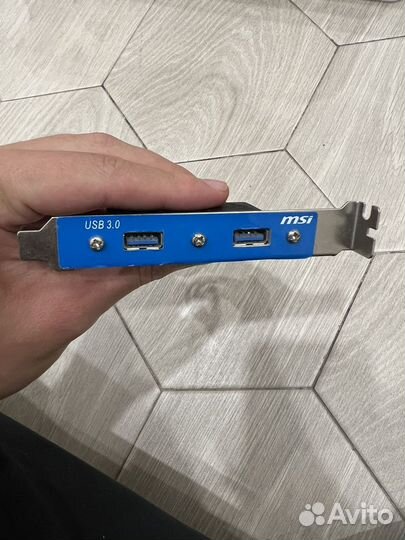 MSI Планка usb 3.0 для пк на 2 порта