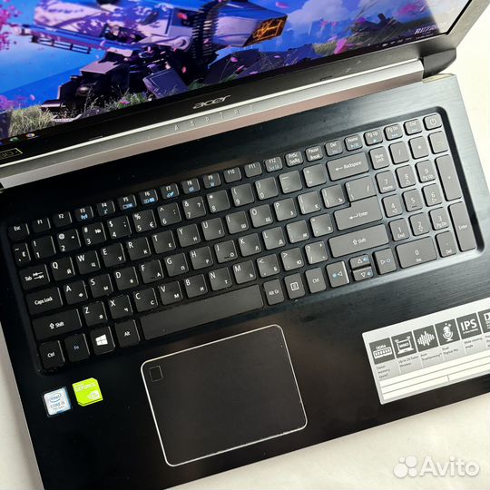 Игровой ноутбук Acer i5/GTX1050/8RAM/IPS