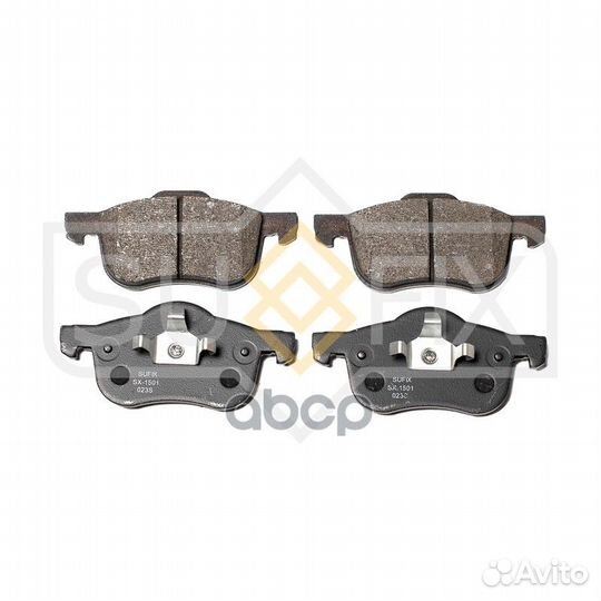 Колодки тормозные дисковые перед прав/лев 1