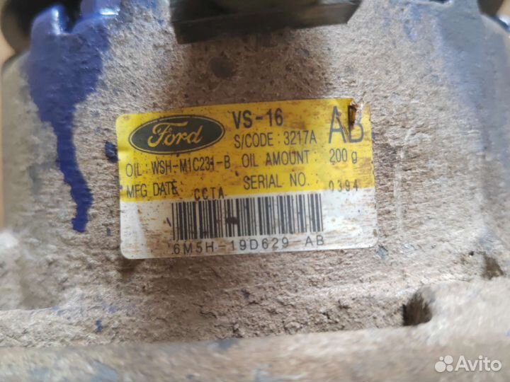 Компрессор кондиционера ford focus 2, C-Max, S-Max