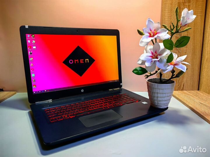 Игровой ноутбук hp omen 17.3 / i7 / RTX 1060 6 Gb