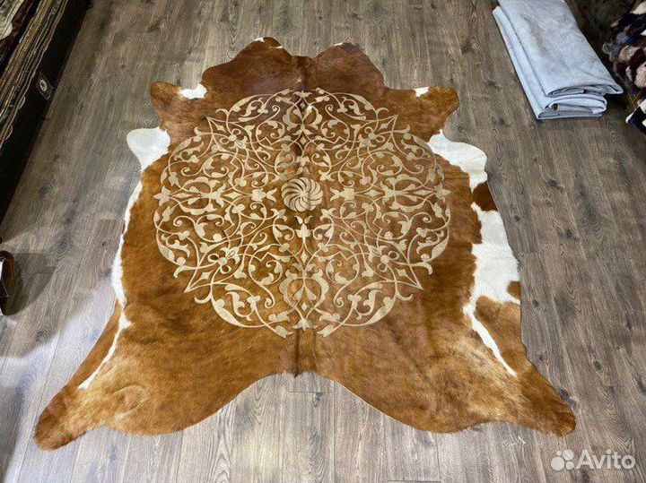 Ковер шкура из натуральной шкуры коровы Турция