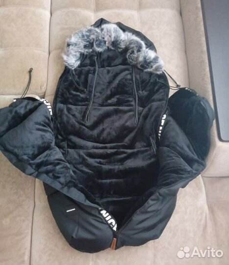 Зимний конверт в коляску до 3 лет