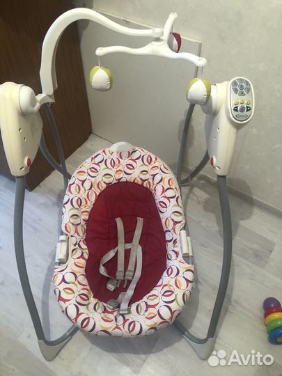 Детские электронные качели graco