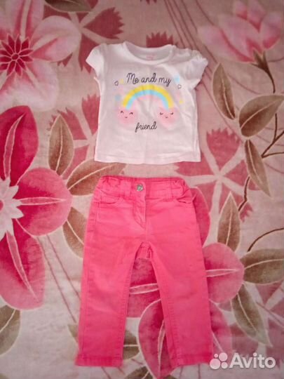 Детские вещи пакетом для девочек 74-80-92р