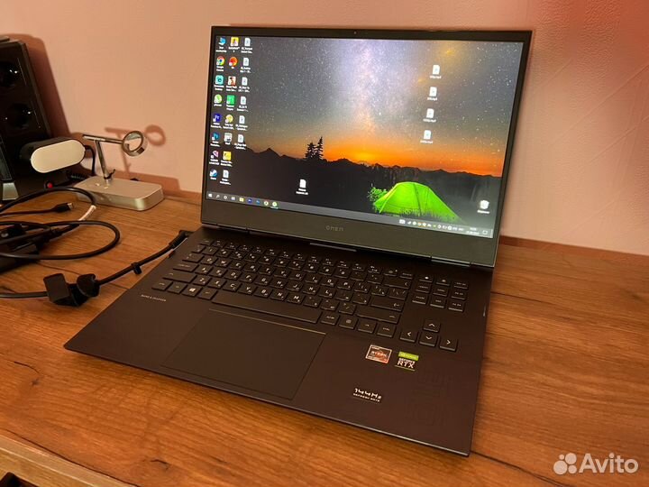 Ноутбук HP Omen на Ryzen 7 5800H\ 1Tb\ 16Gb\ 3070
