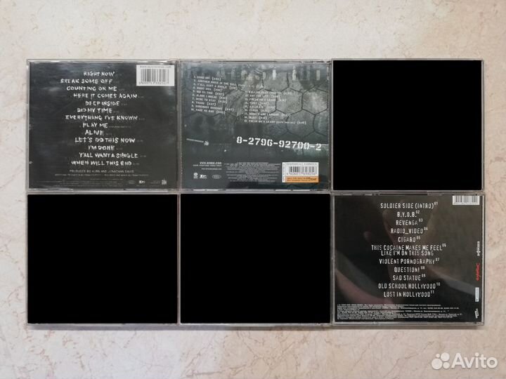 CD диски - Metal / Alternative / Rapcore - 24 шт