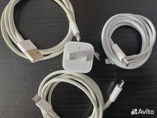 Кабели адаптеры lightning type-c apple