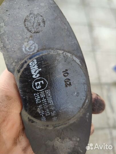 Тормозные диски ate 280мм на весту