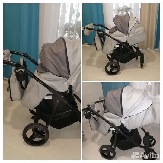 Коляска 2 в 1 adamex reggio