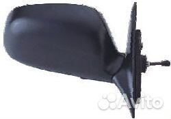 Lancer 93-95 Зеркало правое механическое с тросиками (flat) черное (Flat)