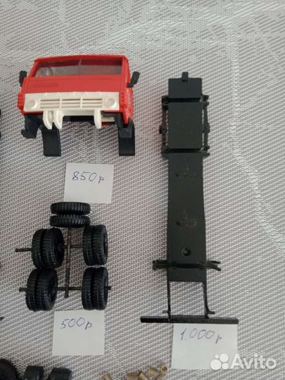 Камаз 5320, 5511, 5410 1/43 запчасти