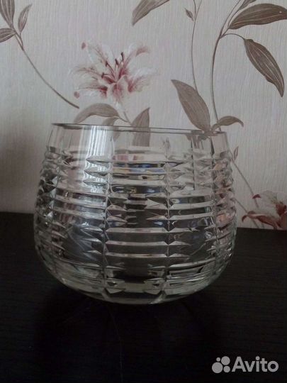 Ваза хрустальная СССР винтаж