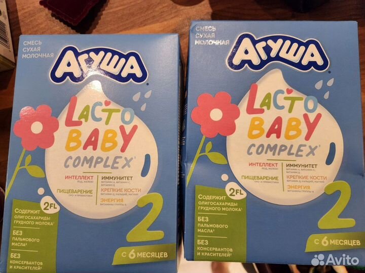 Смесь Агуша Lacto baby complex 2