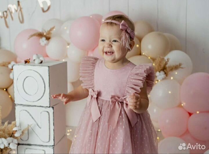 Платье для девочки на годик