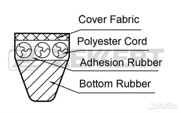 Ремень Gaz Volga 97