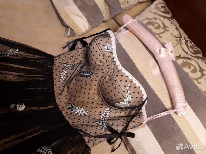 Sofoly вечернее корсетное платье XS люкс