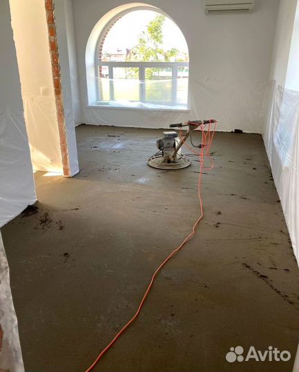 Полусухая стяжка пола