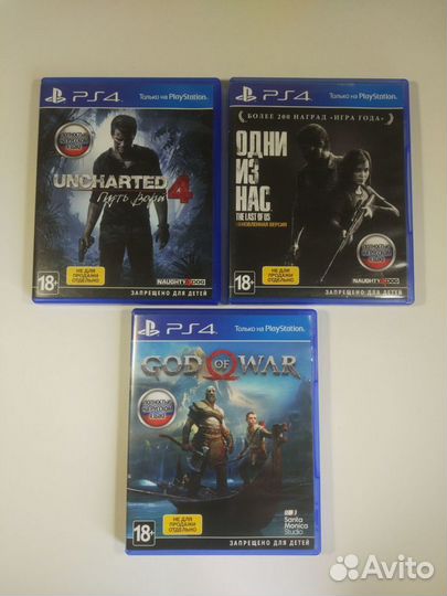 Игры PS4 God of War / Uncharted 4 Путь вора