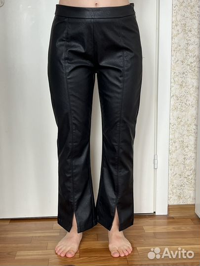 Кожаные штаны женские