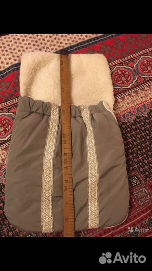 Конверт для малыша из овчины