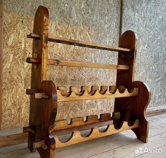 Бутылочница винтажная/Стеллаж для хранения бутылок