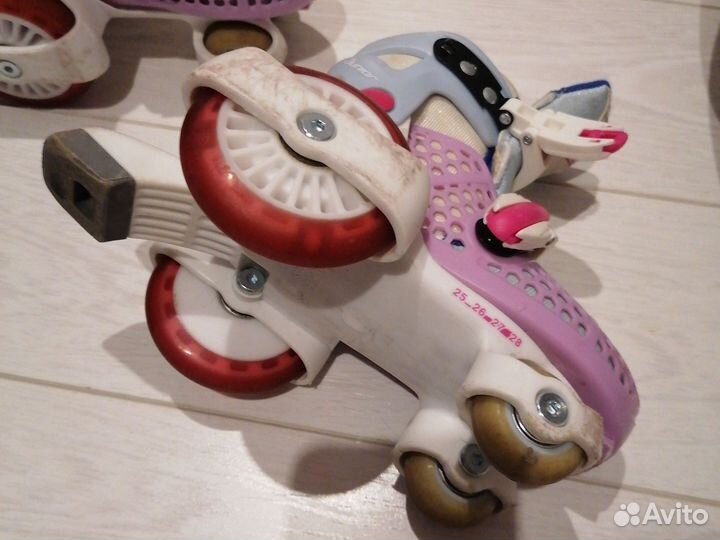 Ролики детские раздвижные 25-28 размер