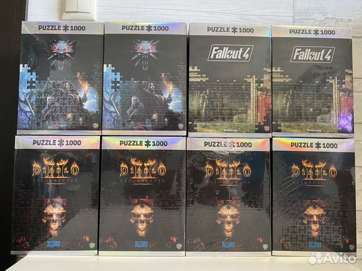Коллекционные пазлы Diablo Fallout Ведьмак