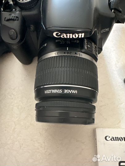 Зеркальный фот canon eos450d с 2 объективами