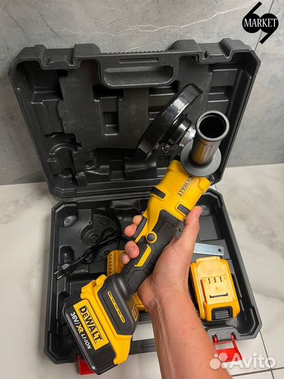 Аккумуляторная ушм болгарка DeWalt 36V рег. оборот