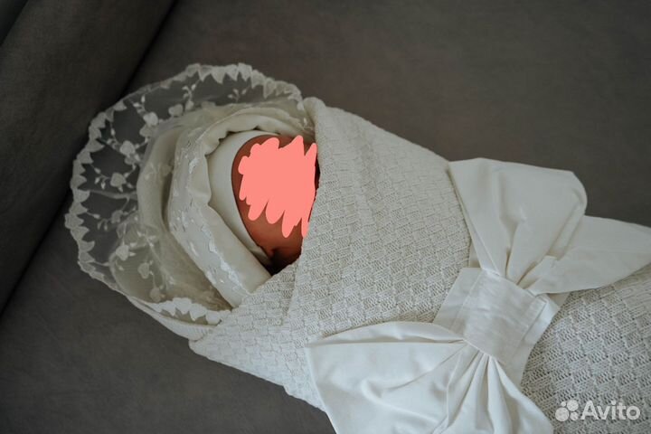 Бант и уголок на выписку