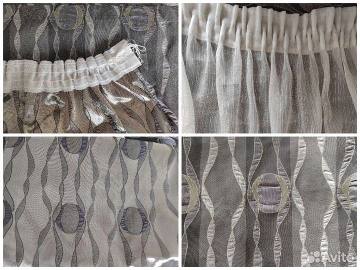 Шторы и тюль в комплекте