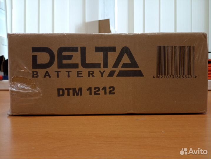 Аккумуляторы Delta DTM1212 на 12В 12Ач