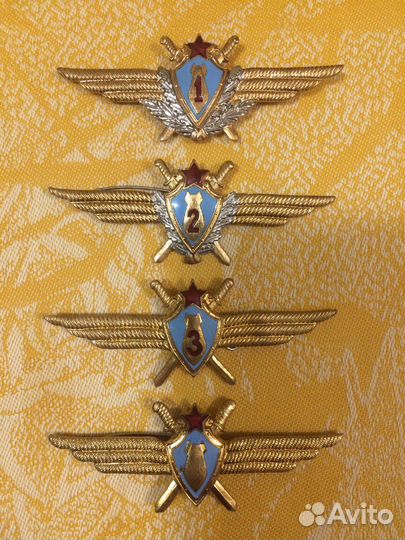 Знак классность штурмана, тяжелый металл