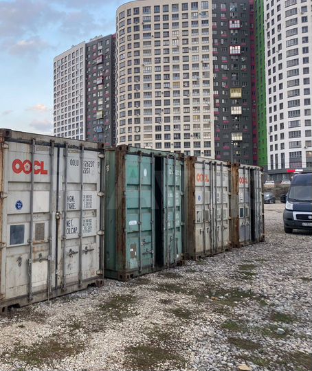 Склад морской контейнер, 14 м²