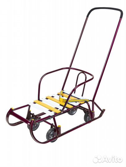 Санки на колесах новые