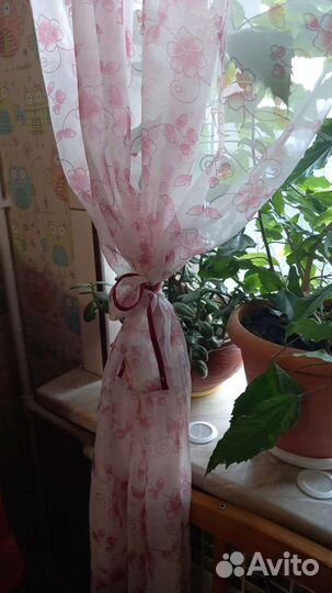 Занавеска для кухни или комнаты