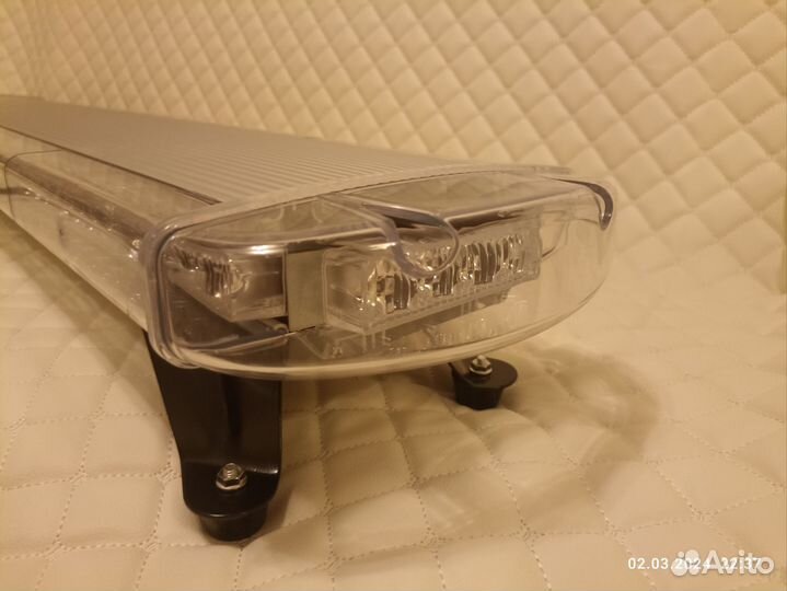 Мигалка желтая люстра 120 см LED 12-24v