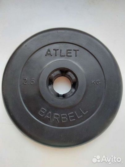 Блины для штанг и гантелей, новые