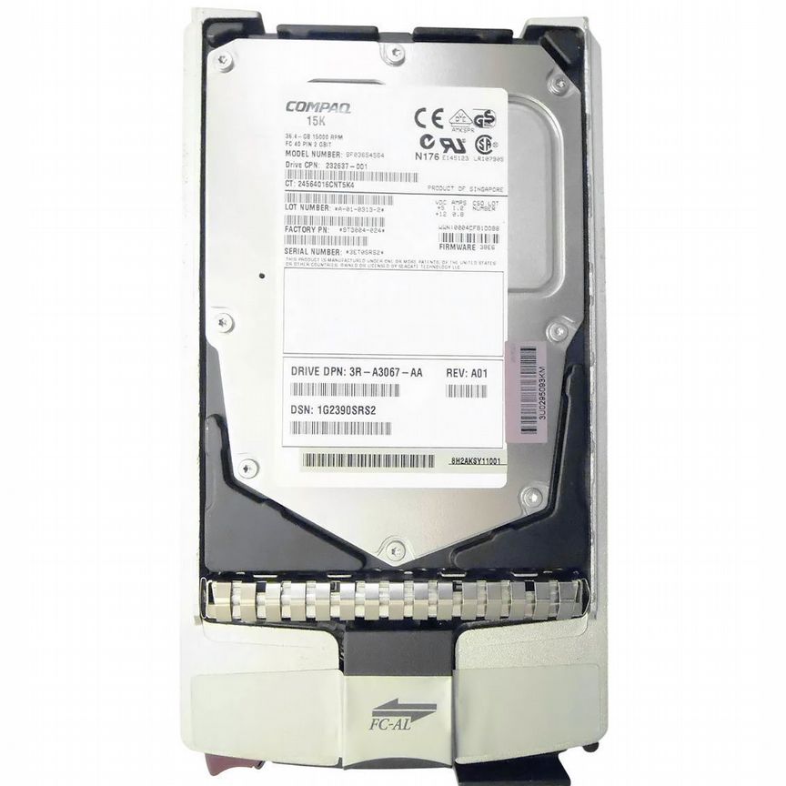 [232637-001] Жесткий Диск Hp Bf03654564 36,4gb Fibre Channel 232637-001