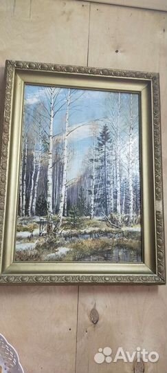 Картина маслом на холсте пейзаж
