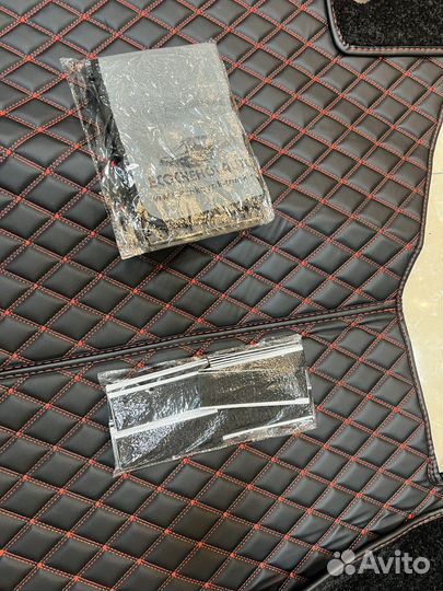 3d коврики из экокожи Mercedes Actros мр4 ровн пол