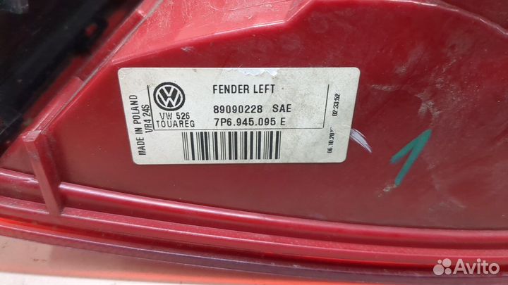 Фонарь (задний) правый Volkswagen Touareg, 2011