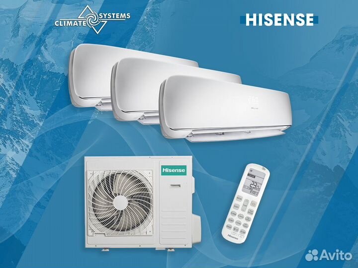 Мульти сплит система на 2 комнатыHaier 2U40S2SM1FA
